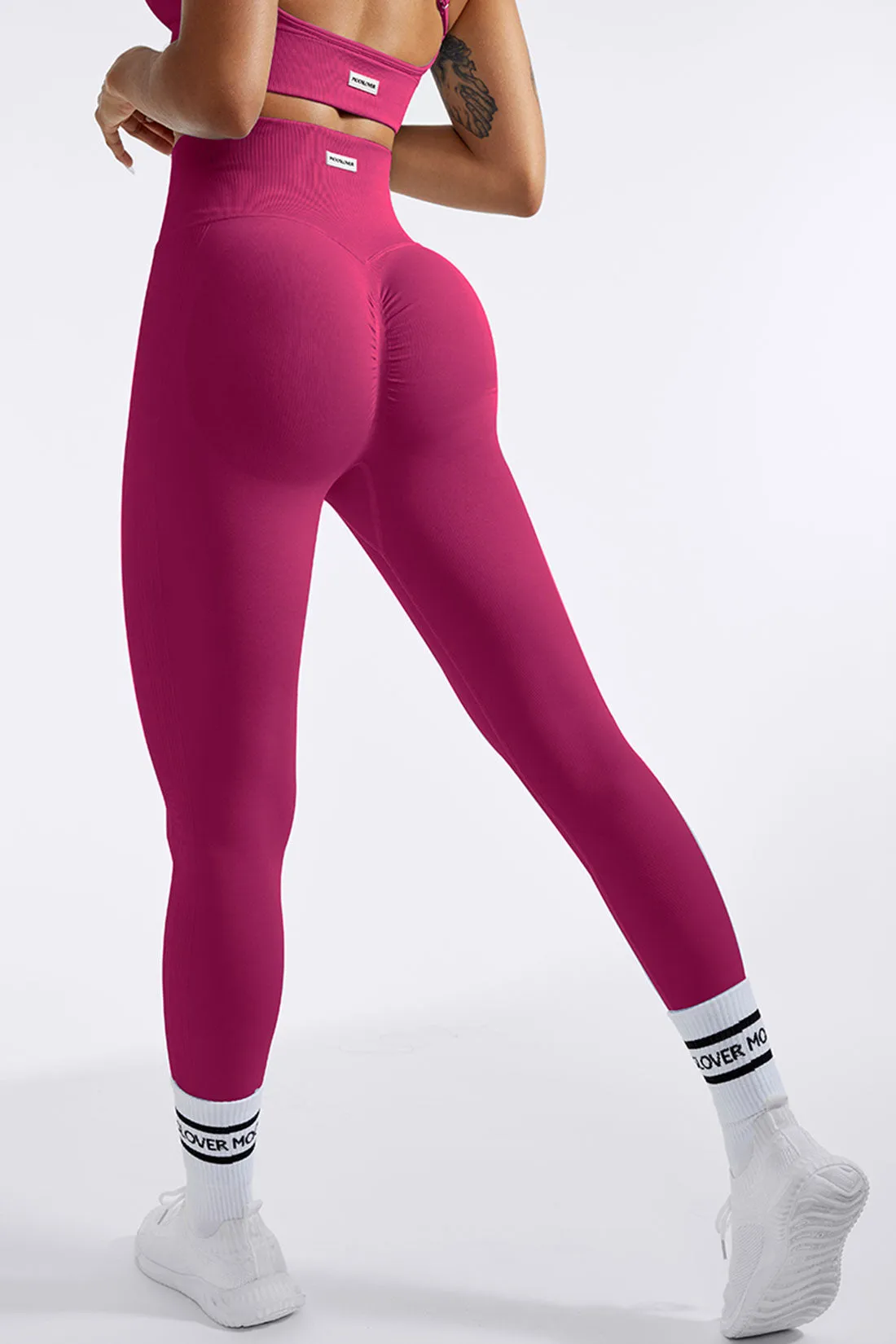 Solid Color Seamless Butt Lift Legging sold by MOOSLOVER