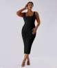Solid Sleeveless Dress With Built in Shapewear sold by MOOSLOVER