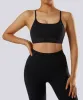 Solid Color Multi Strap Backless Seamed Bra sold by MOOSLOVER