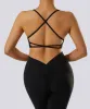 Solid Color Multi Strap Backless Seamed Bra sold by MOOSLOVER