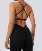 Solid Color Multi Strap Backless Seamed Bra sold by MOOSLOVER
