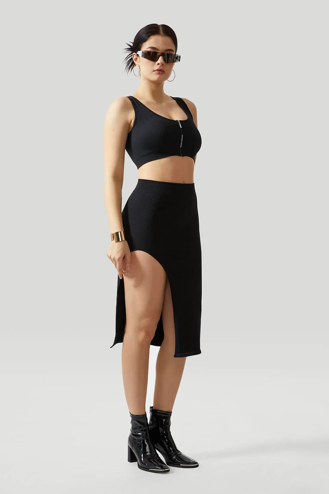 Vest High Split Skirt sold by MOOSLOVER product image thumbnail 4