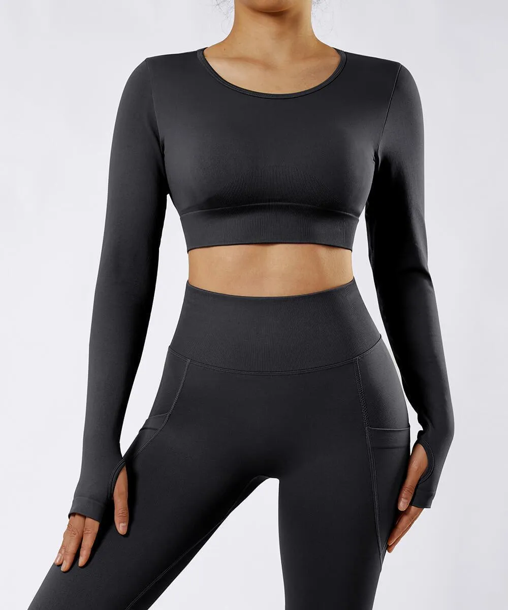 Long Sleeves Backless Top sold by MOOSLOVER product image thumbnail 5