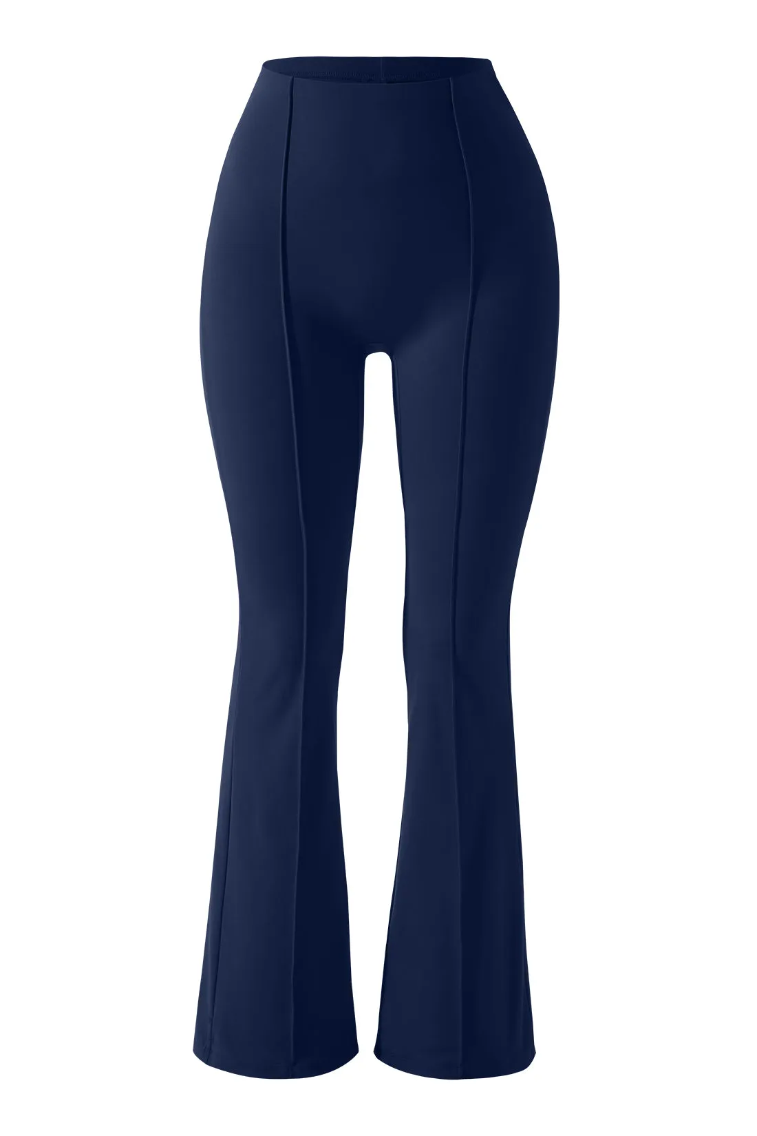 High Waisted Slim Fit Flare Leg Pants sold by MOOSLOVER product image thumbnail 5