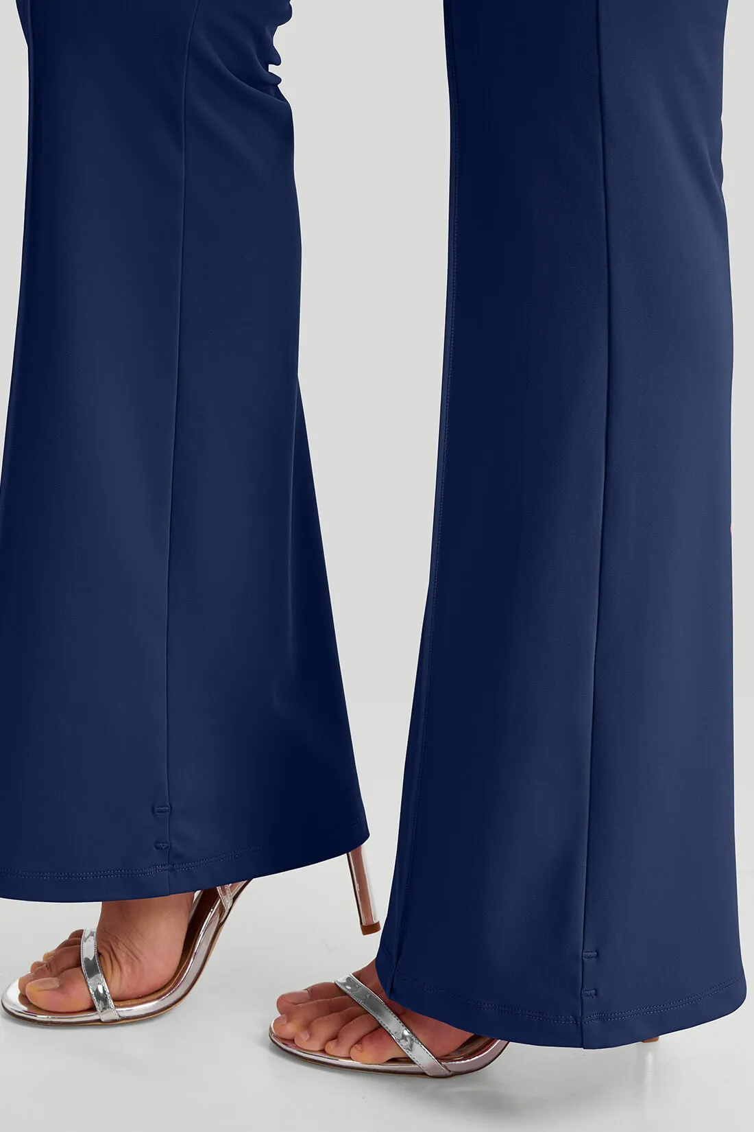 High Waisted Slim Fit Flare Leg Pants sold by MOOSLOVER product image thumbnail 4