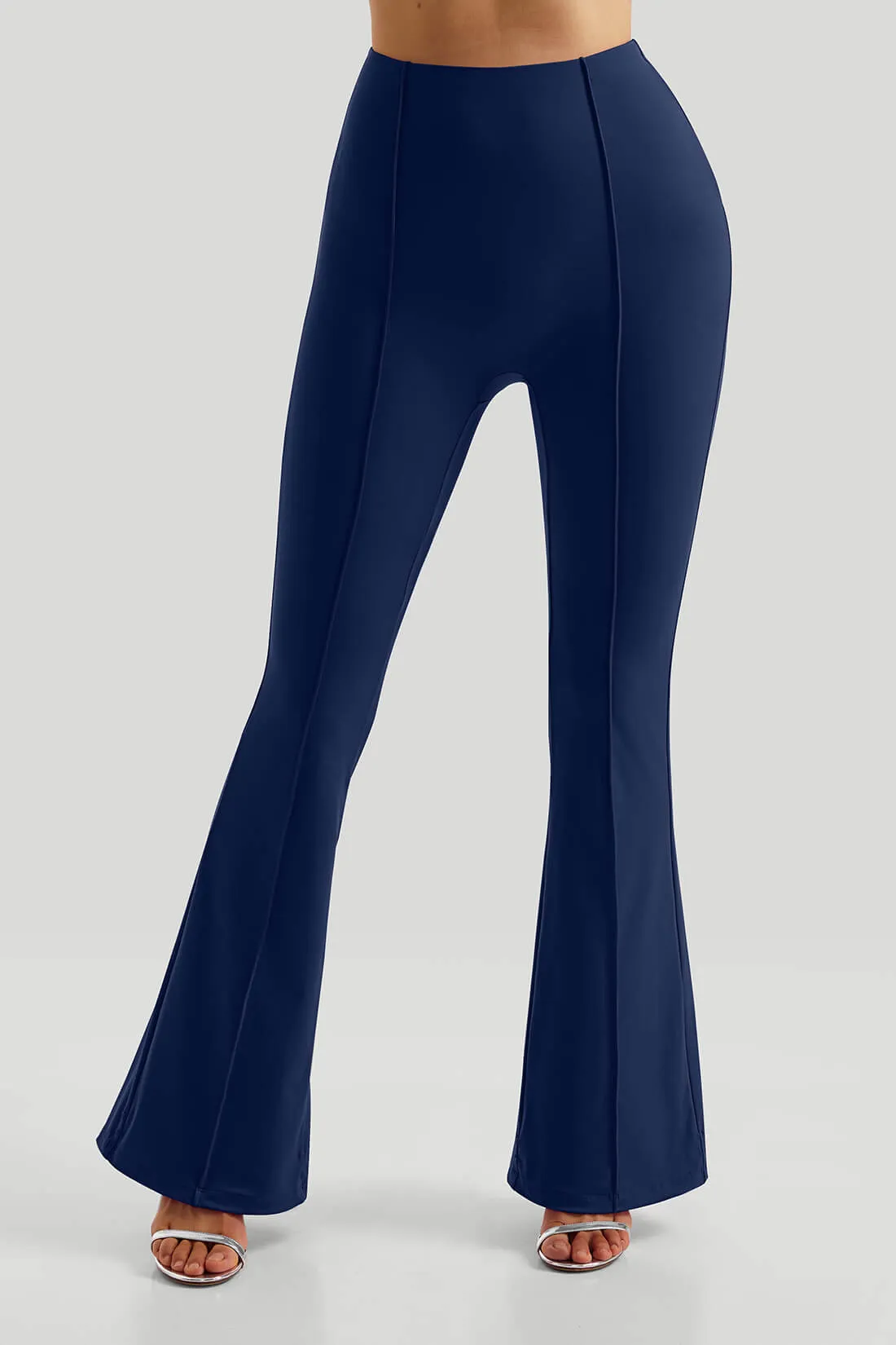 High Waisted Slim Fit Flare Leg Pants sold by MOOSLOVER