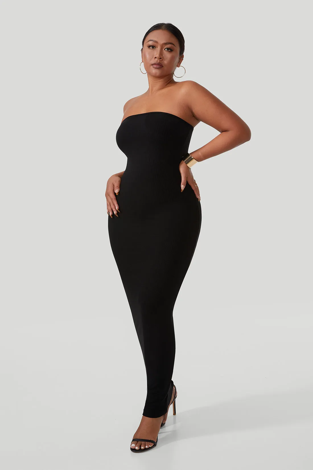 Strapless Maxi Dress With Built-In Shapewear sold by MOOSLOVER product image thumbnail 2
