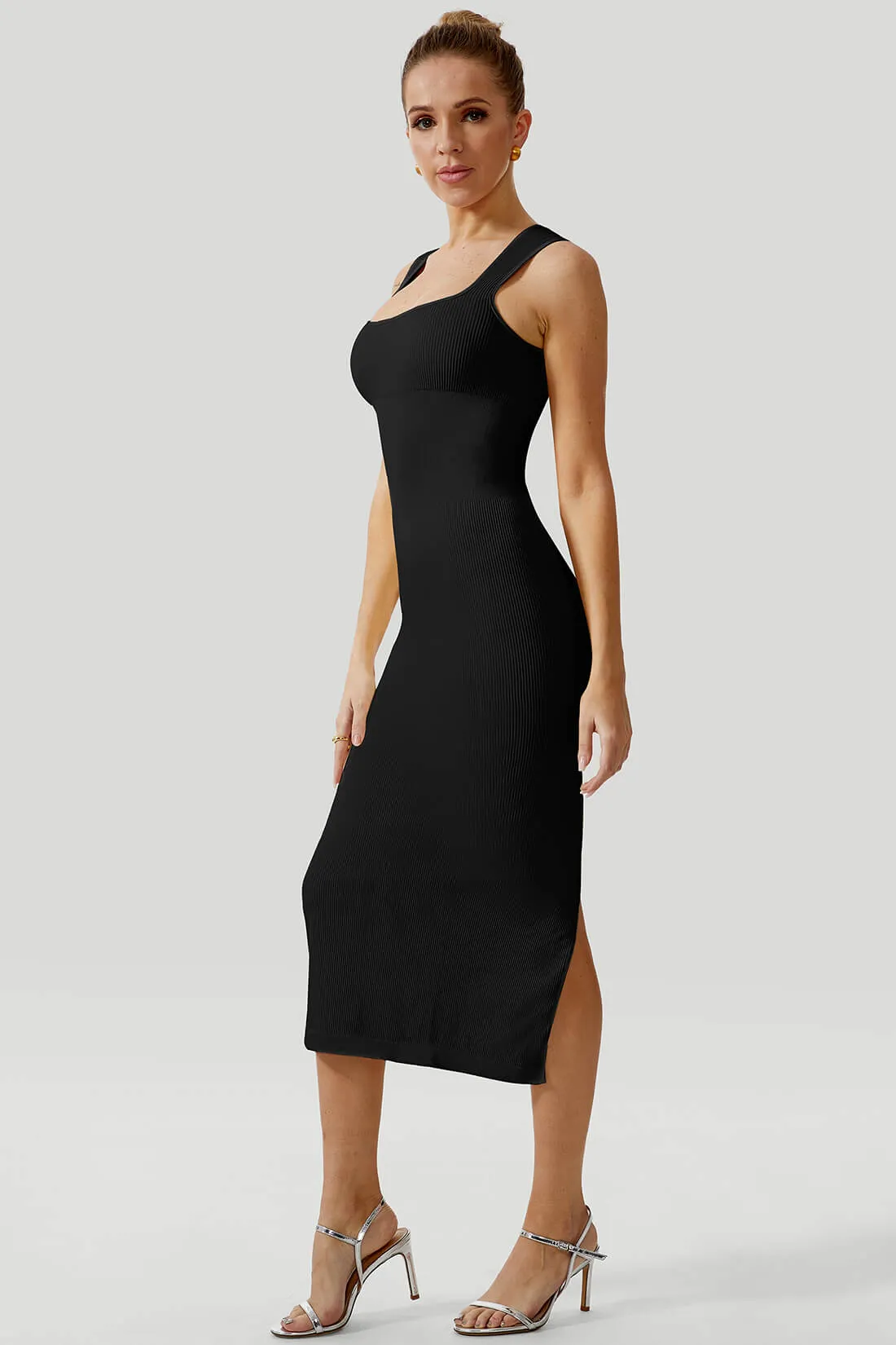 Thread Seamless Slit Dress sold by MOOSLOVER product image thumbnail 3