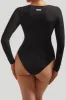 V Neck Long Sleeves Bodysuit sold by MOOSLOVER