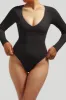 V Neck Long Sleeves Bodysuit sold by MOOSLOVER
