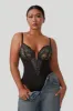 Lace Deep-V Shapewear Bodysuit sold by MOOSLOVER