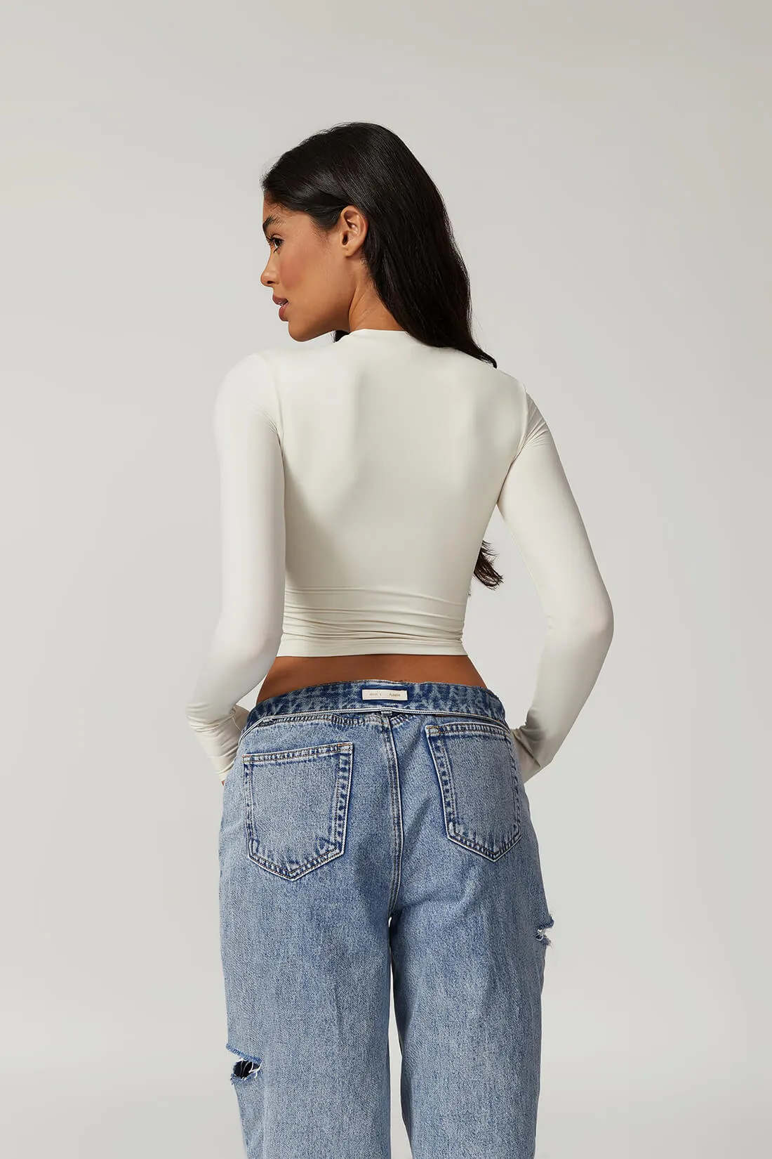 Round Neck Quick Dry Long Sleeves Top sold by MOOSLOVER product image thumbnail 5