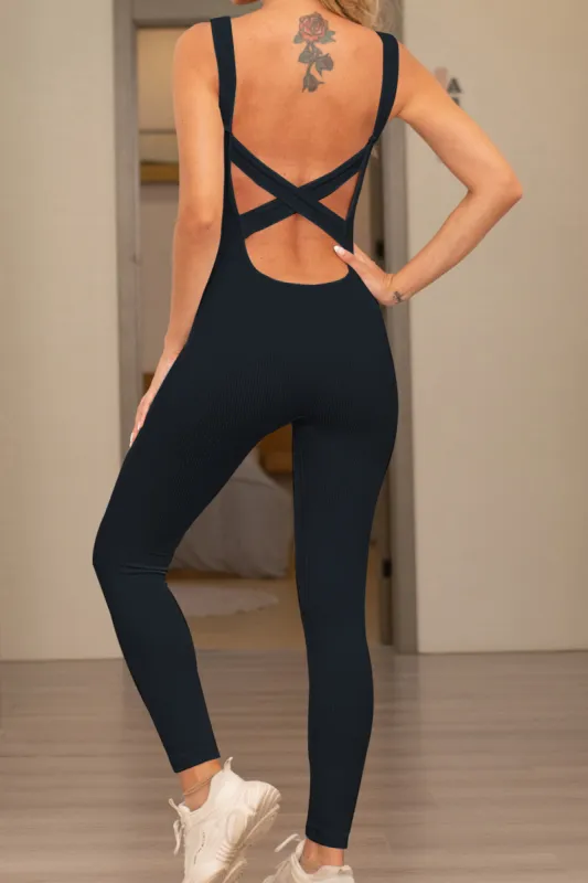 Macaron Back Cross Jumpsuits sold by MOOSLOVER
