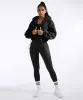 2Pcs Zip Up Teddy Jacket Match Ribbed Long Sleeve Jumpsuit sold by MOOSLOVER