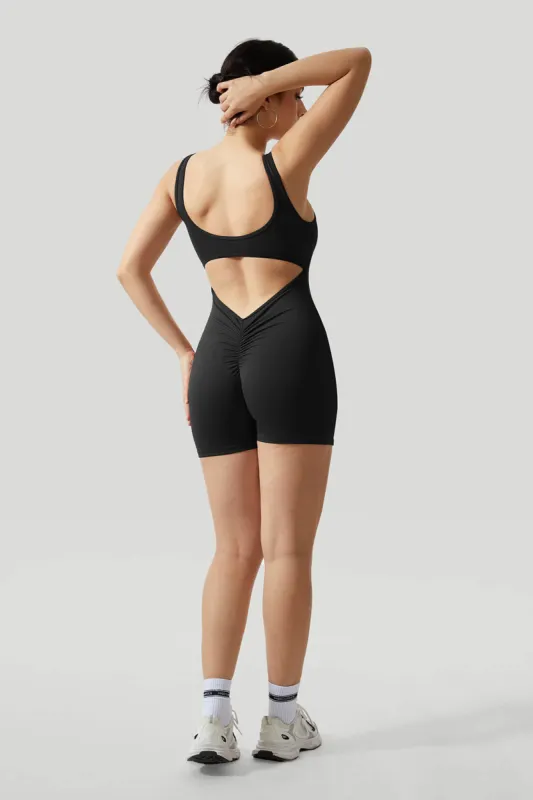 V-Back Butt Lift Romper sold by MOOSLOVER
