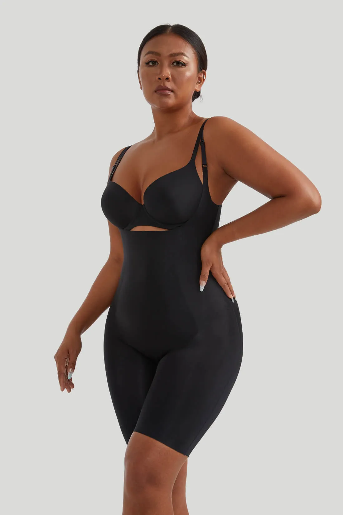 Open Bust Shapewear Romper sold by MOOSLOVER product image thumbnail 3