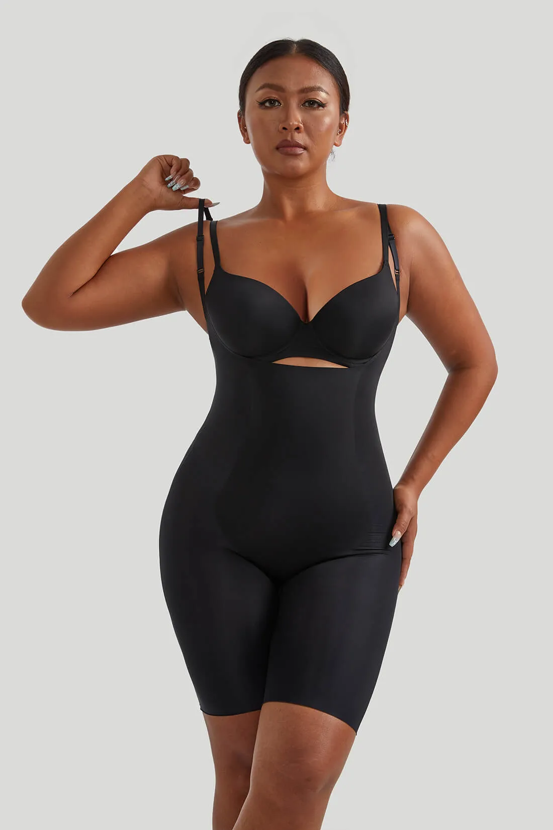 Open Bust Shapewear Romper sold by MOOSLOVER