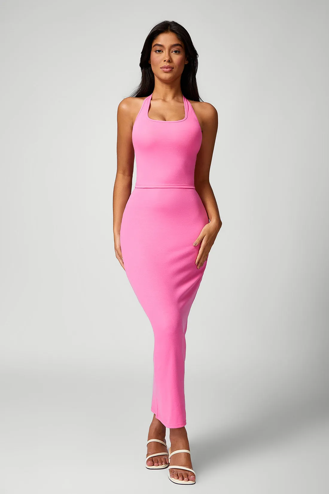 Halter Neck Casual Two-Piece Dress sold by MOOSLOVER product image thumbnail 4