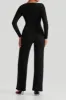 Square Neck Long Sleeves Jumpsuit sold by MOOSLOVER