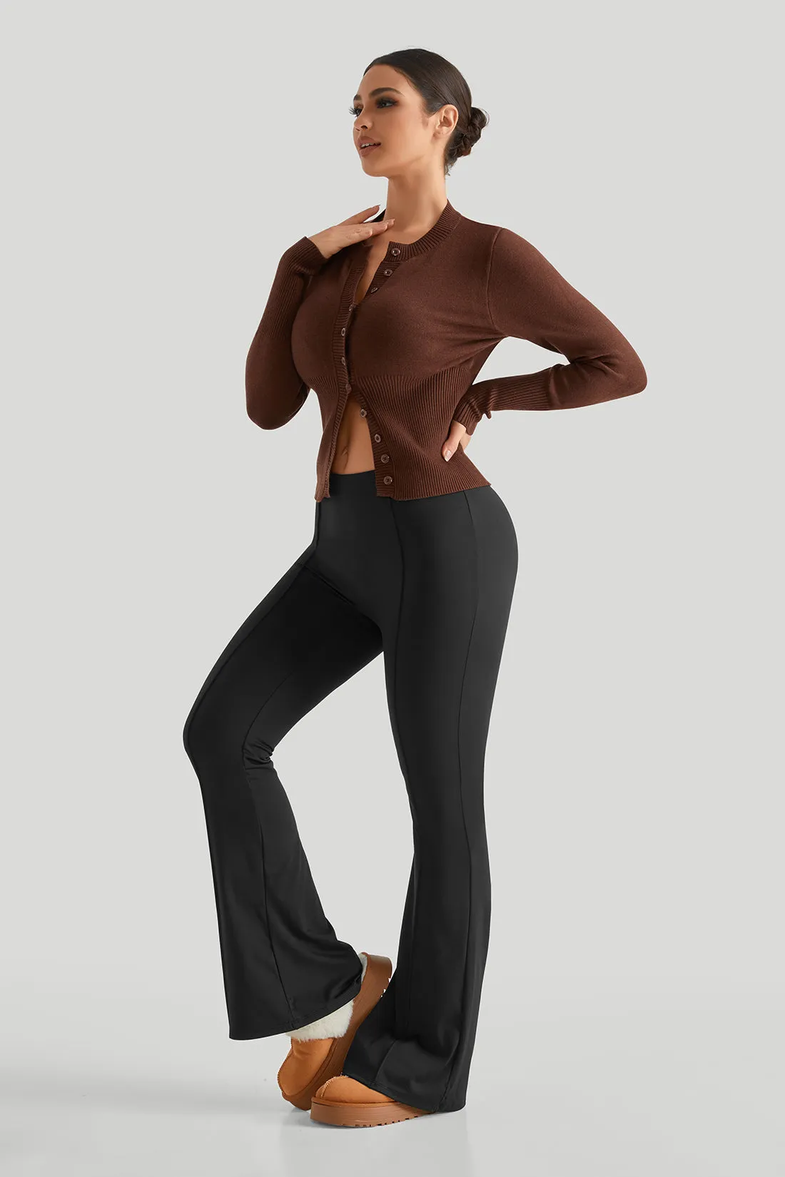 Rib Sweater Cardigan Set sold by MOOSLOVER product image thumbnail 4