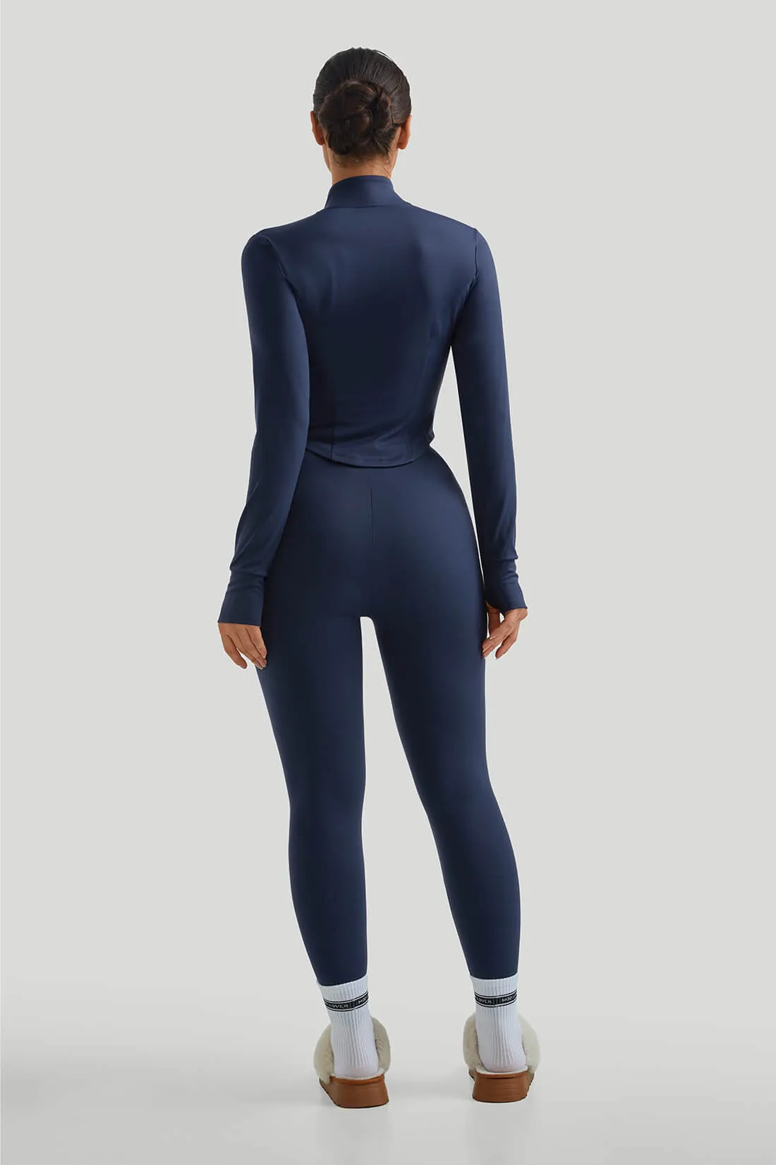 High Neck Slim Fit Legging Casual Set sold by MOOSLOVER product image thumbnail 2
