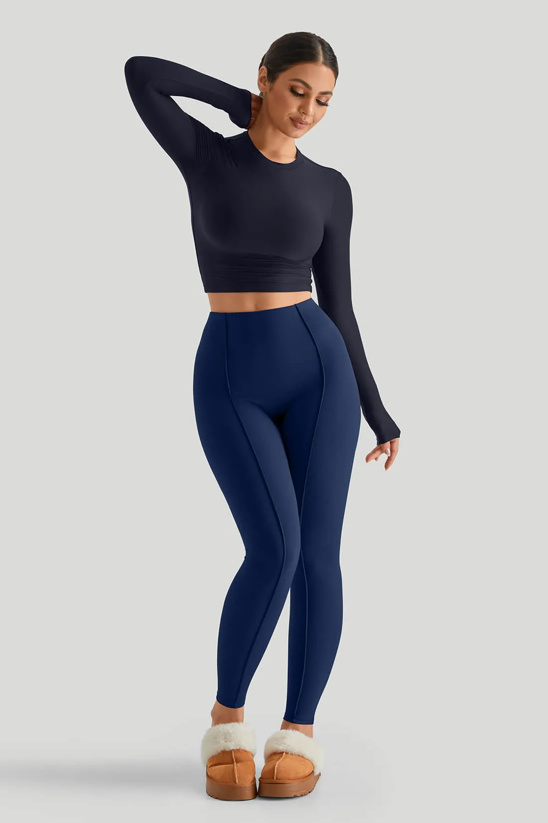 Long Sleeves Slim fit Legging Set sold by MOOSLOVER product image thumbnail 5