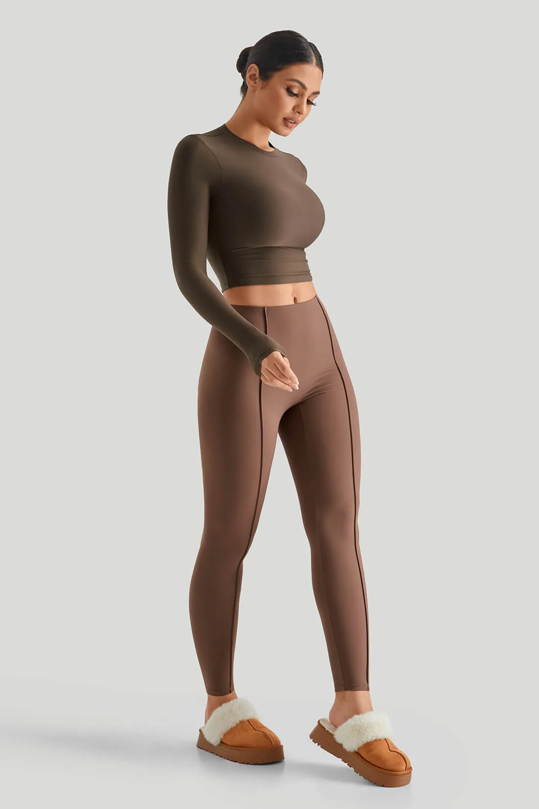 Long Sleeves Slim fit Legging Set sold by MOOSLOVER product image thumbnail 3