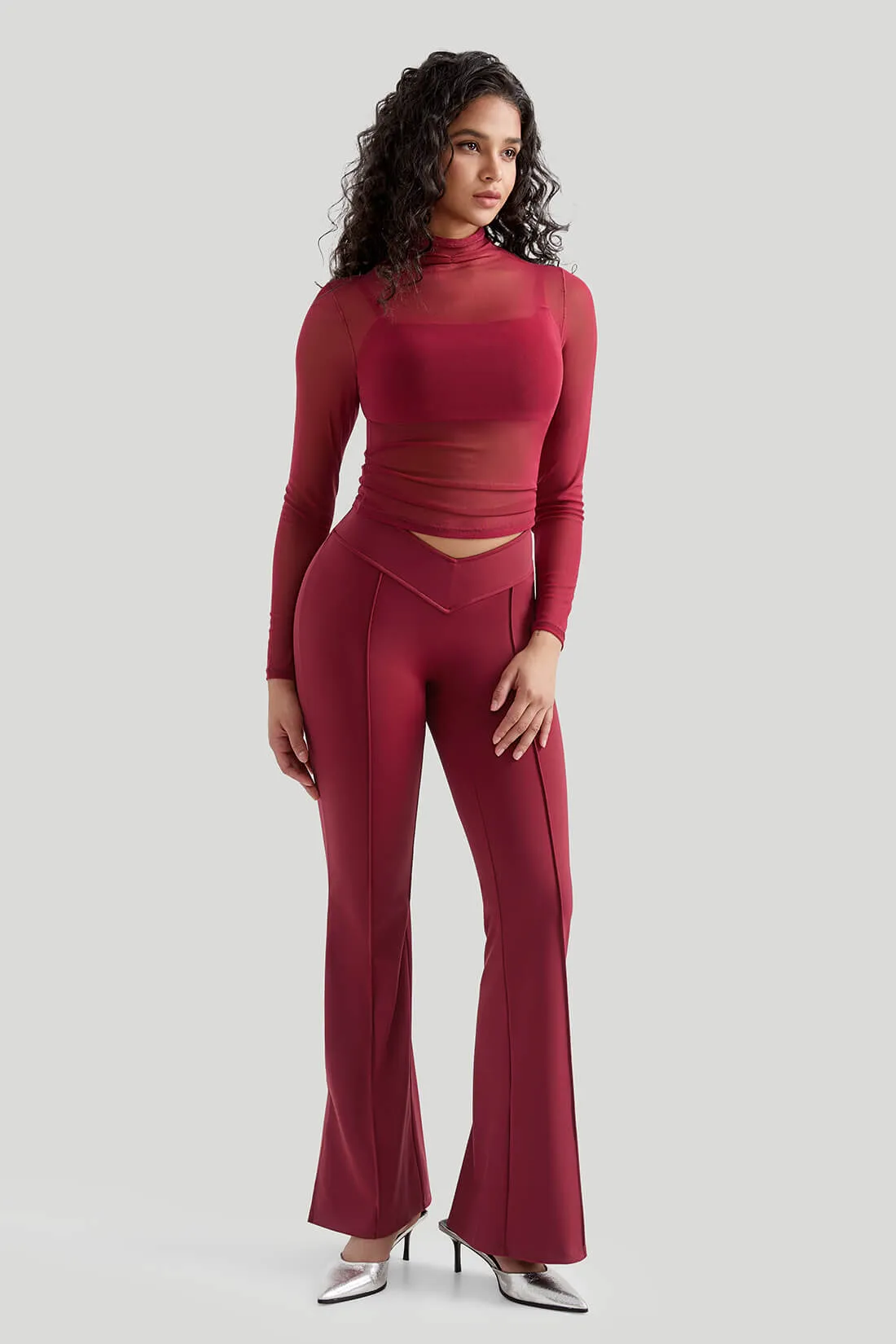 Mesh Long Sleeves Sexy Top sold by MOOSLOVER product image thumbnail 4