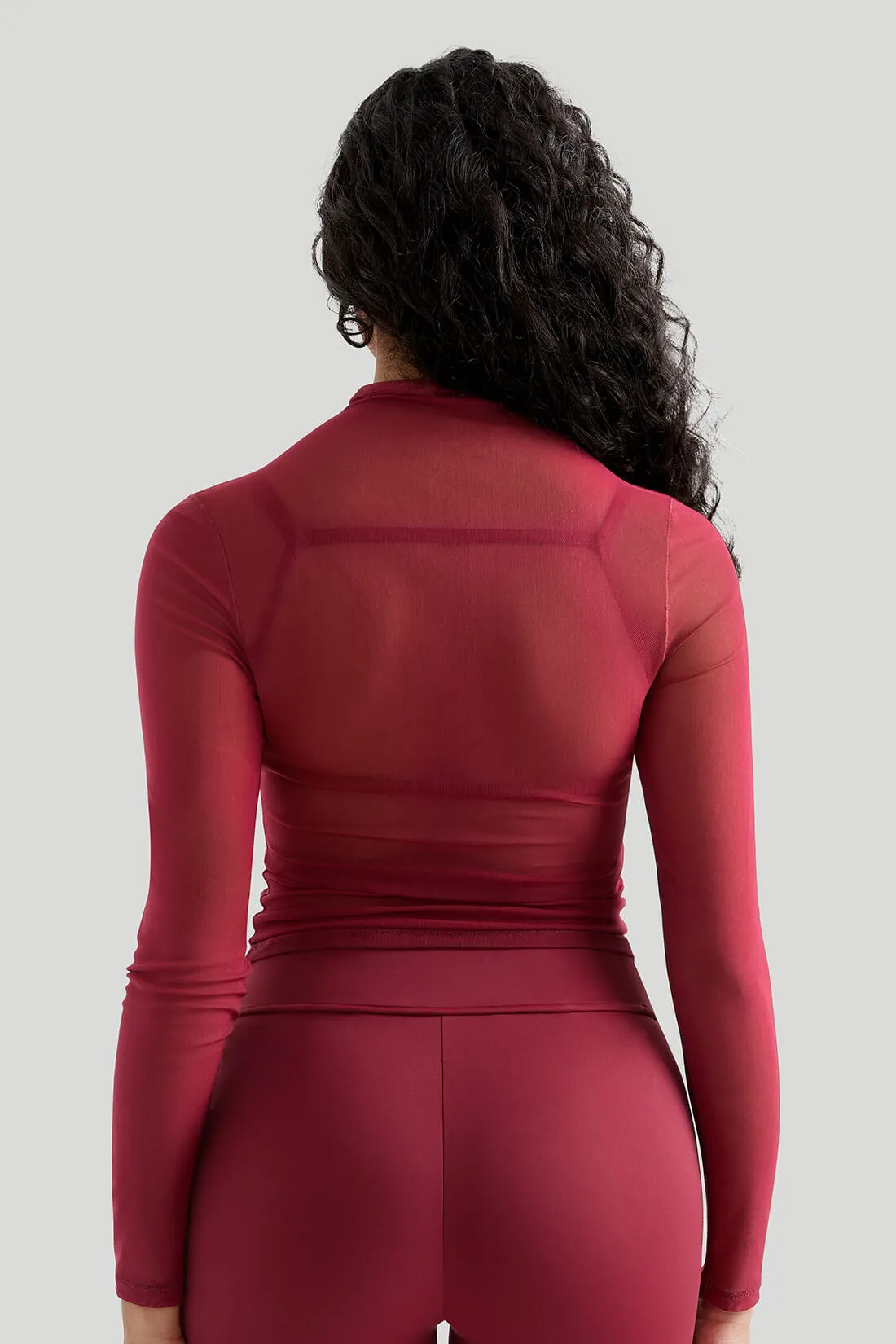 Mesh Long Sleeves Sexy Top sold by MOOSLOVER product image thumbnail 2