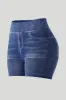Faux Denim Short sold by MOOSLOVER
