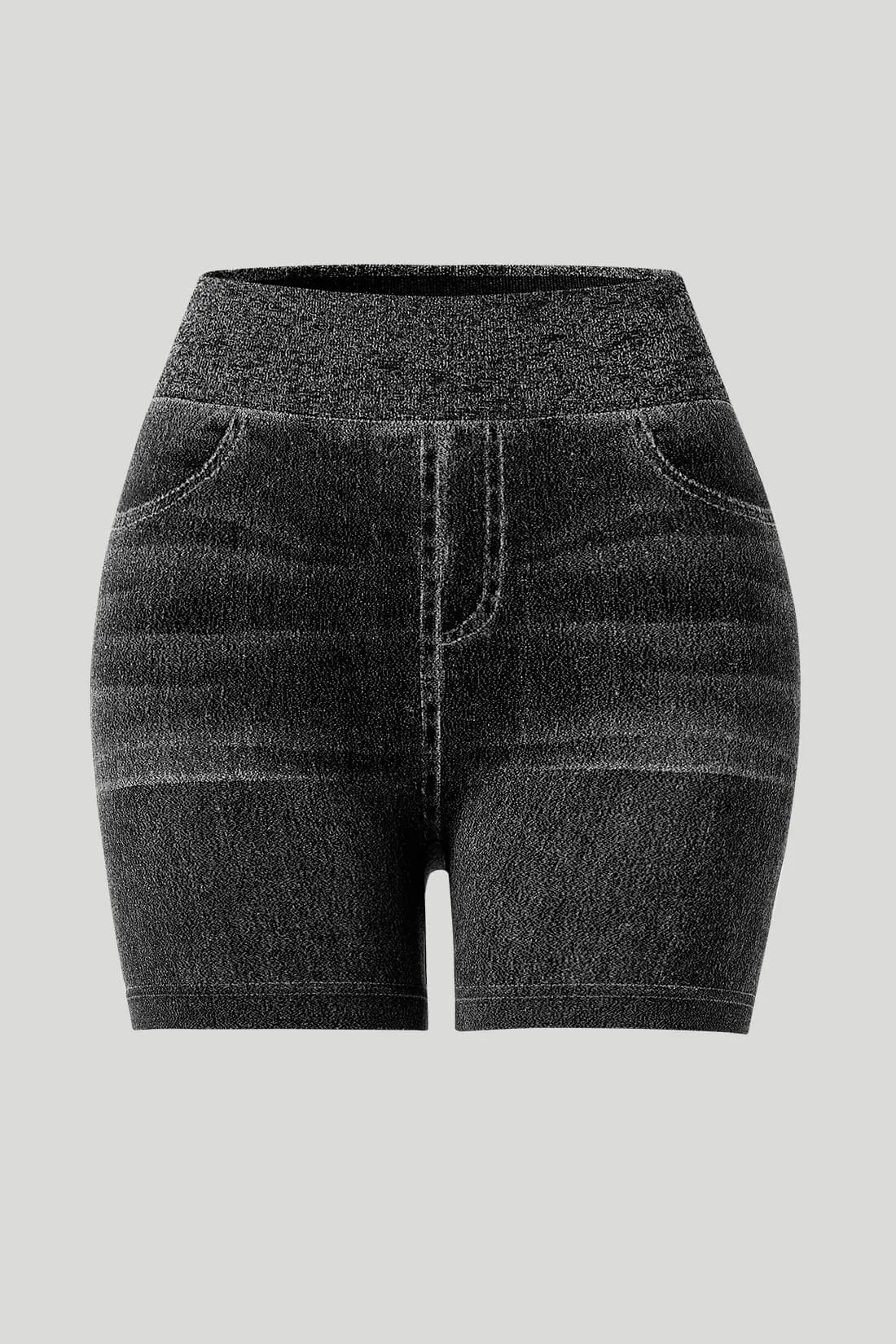 Faux Denim Short sold by MOOSLOVER product image thumbnail 4