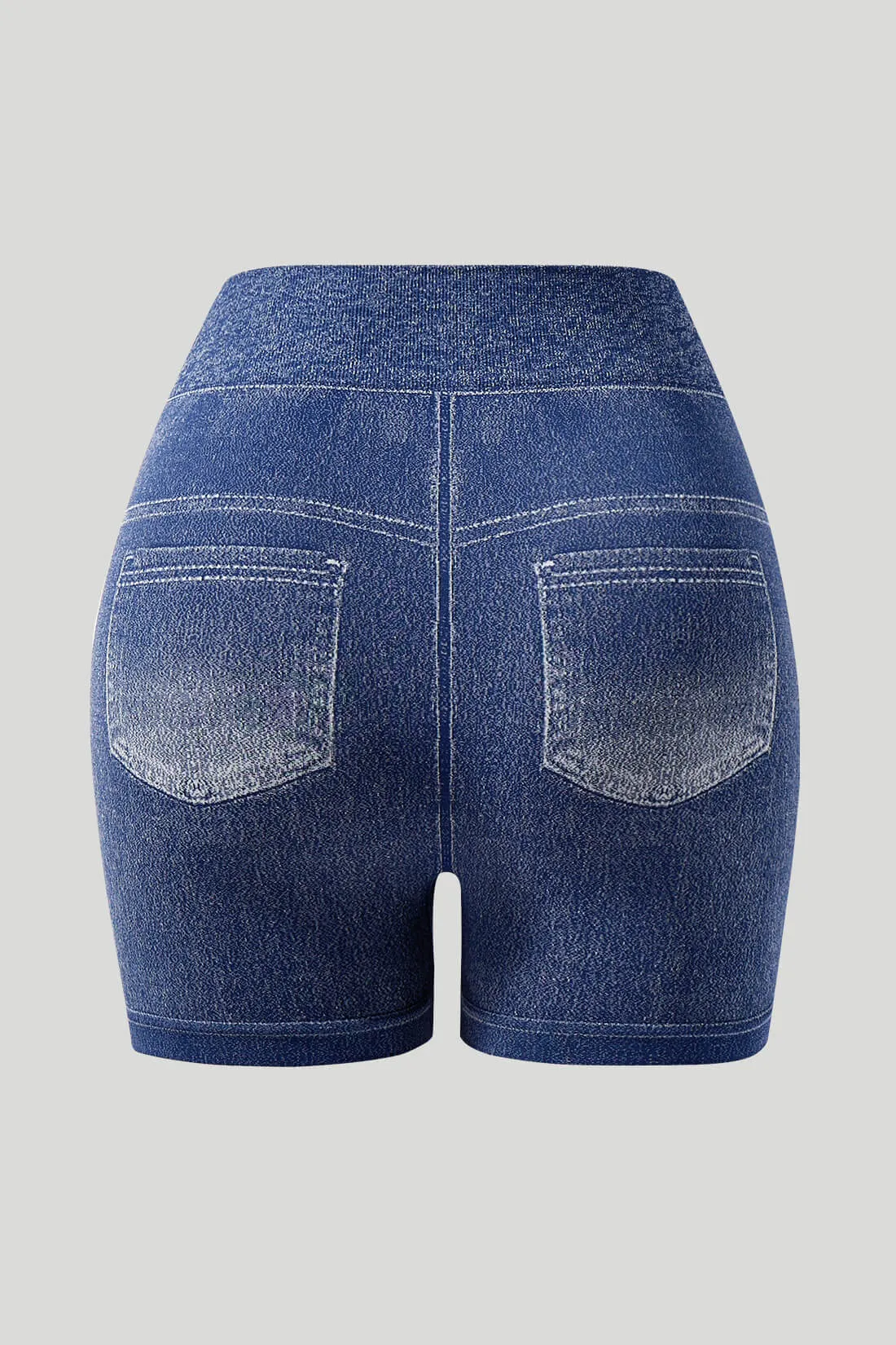 Faux Denim Short sold by MOOSLOVER product image thumbnail 2