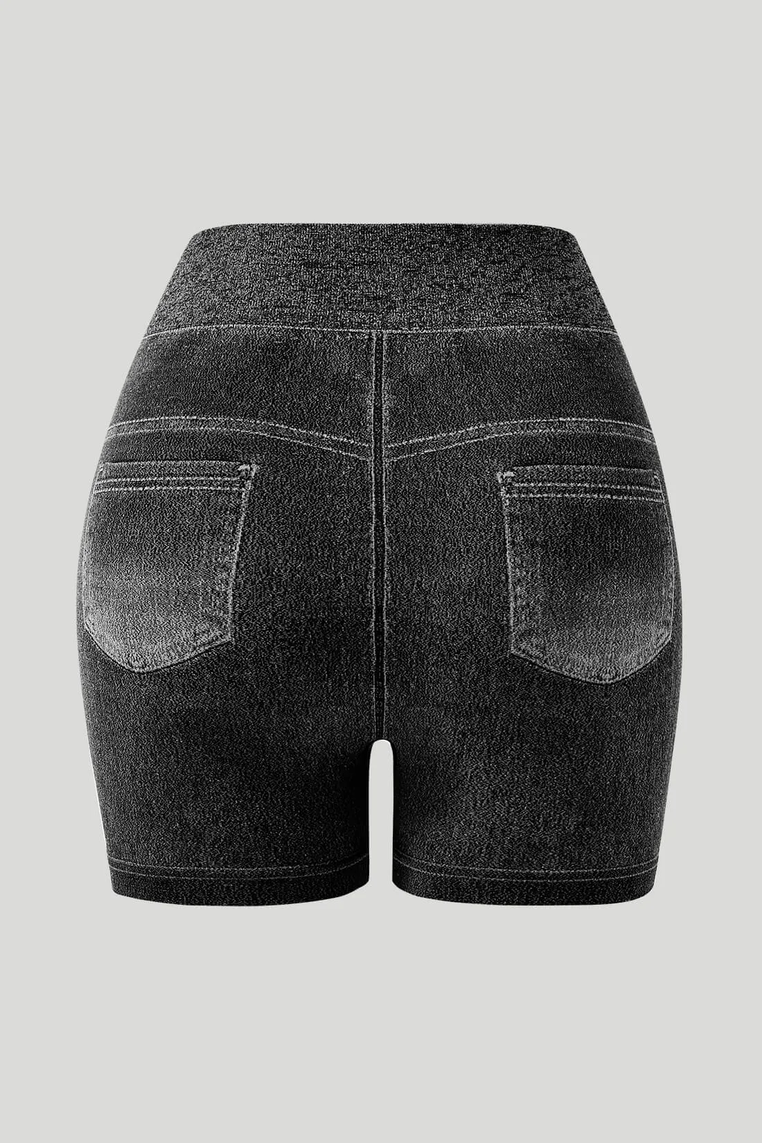 Faux Denim Short sold by MOOSLOVER product image thumbnail 5