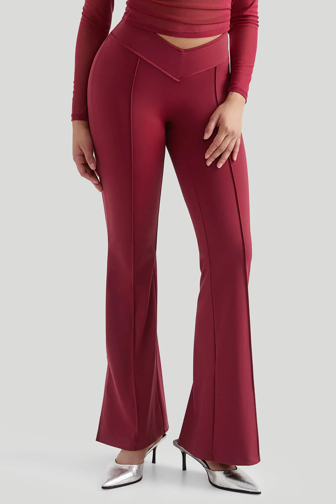 Backless Sexy 2Pcs Flare Leg Set sold by MOOSLOVER product image thumbnail 3