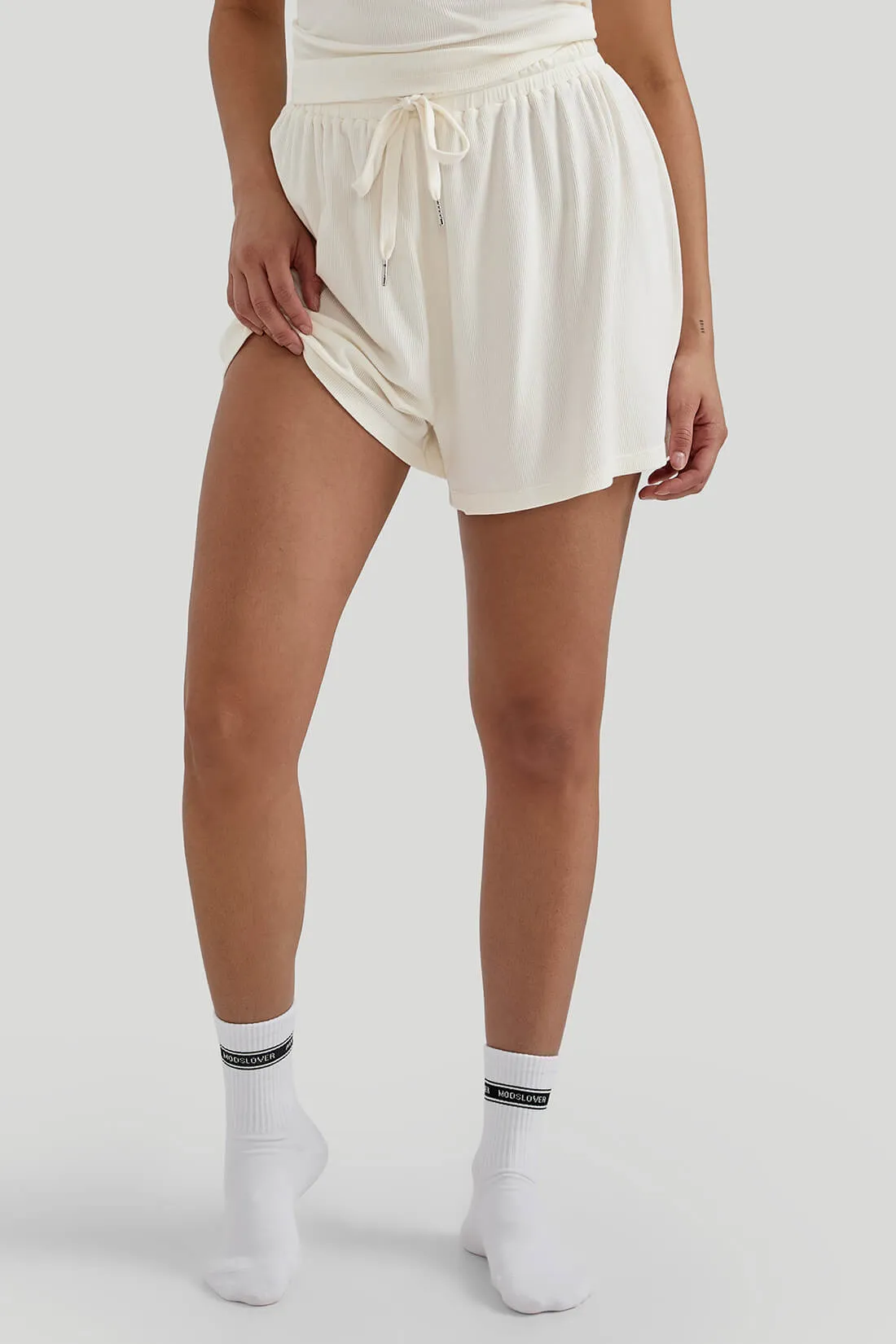 Soft Ribbed Casual Short sold by MOOSLOVER