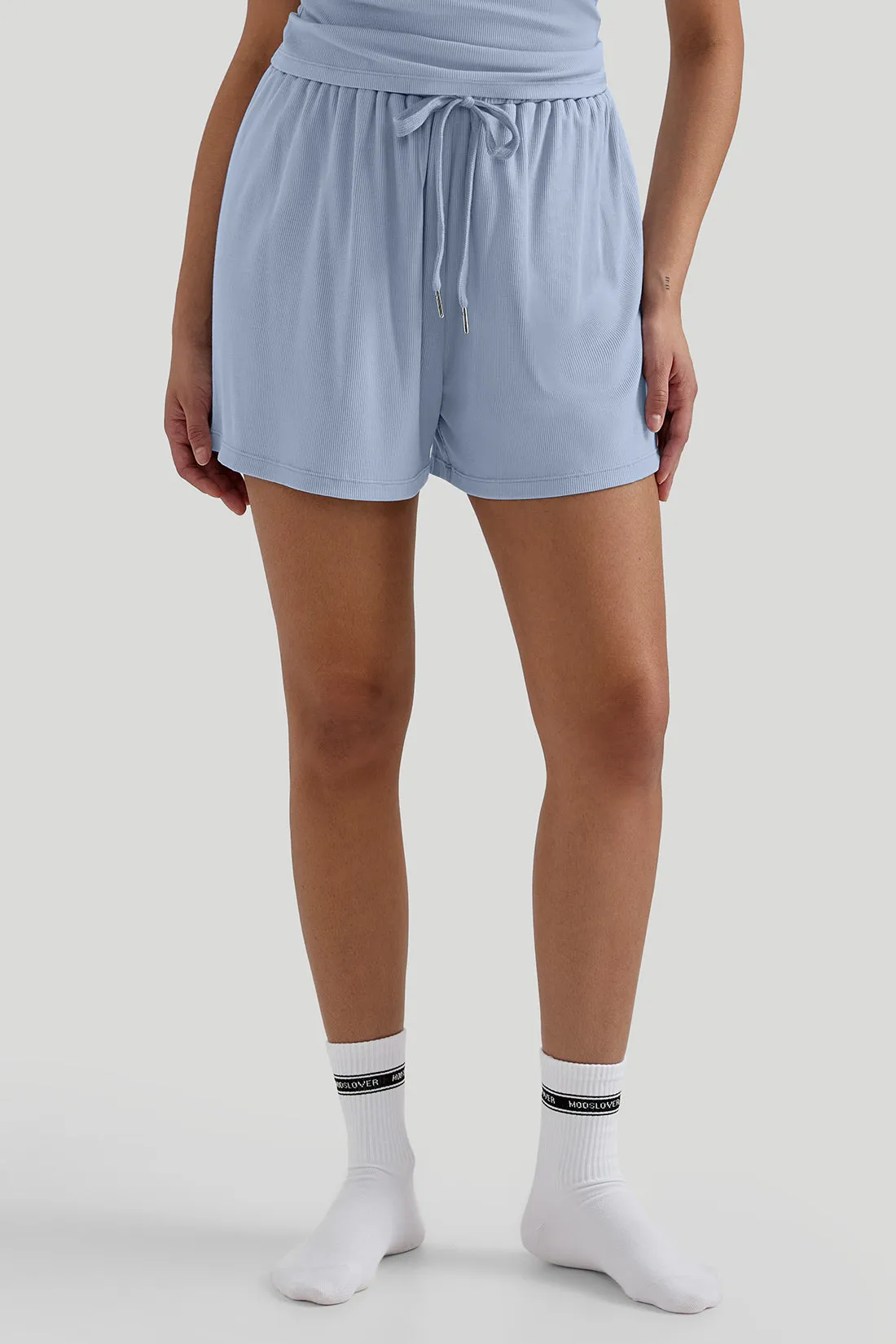 Soft Ribbed Casual Short sold by MOOSLOVER product image thumbnail 5