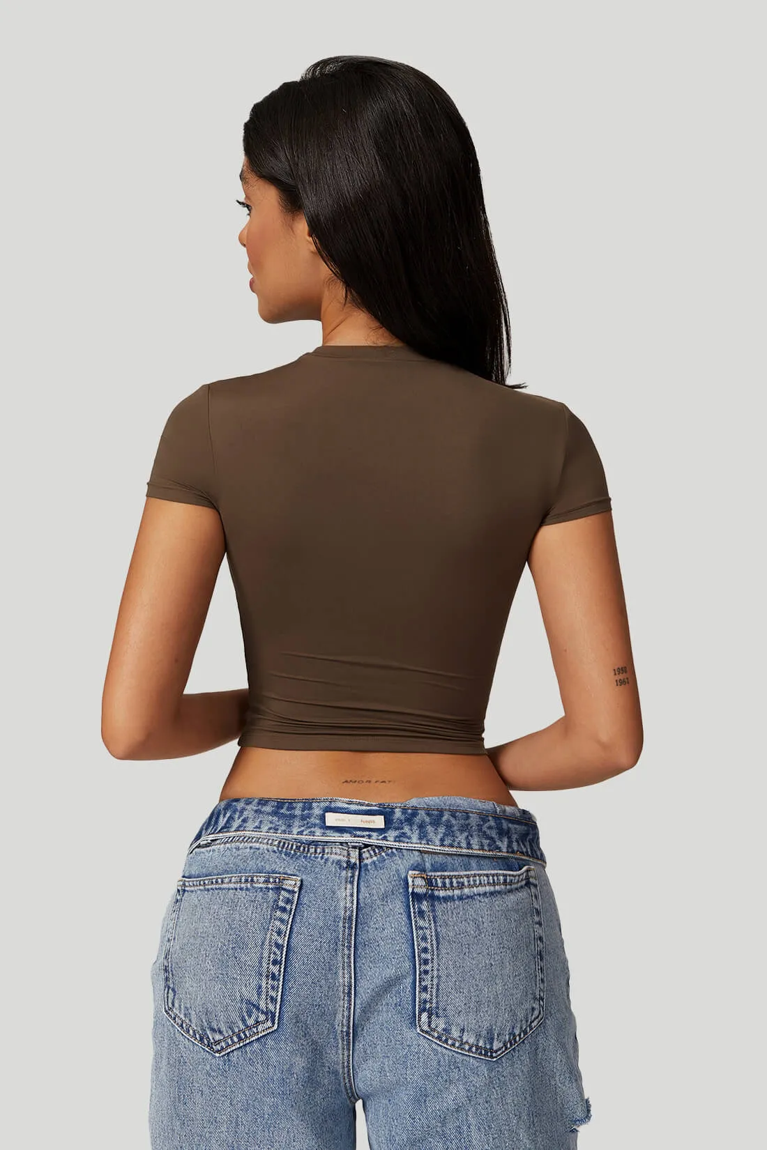 Round Neck Quick Dry Short Sleeves Top sold by MOOSLOVER product image thumbnail 2