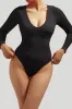 V Neck Long Sleeves Bodysuit sold by MOOSLOVER