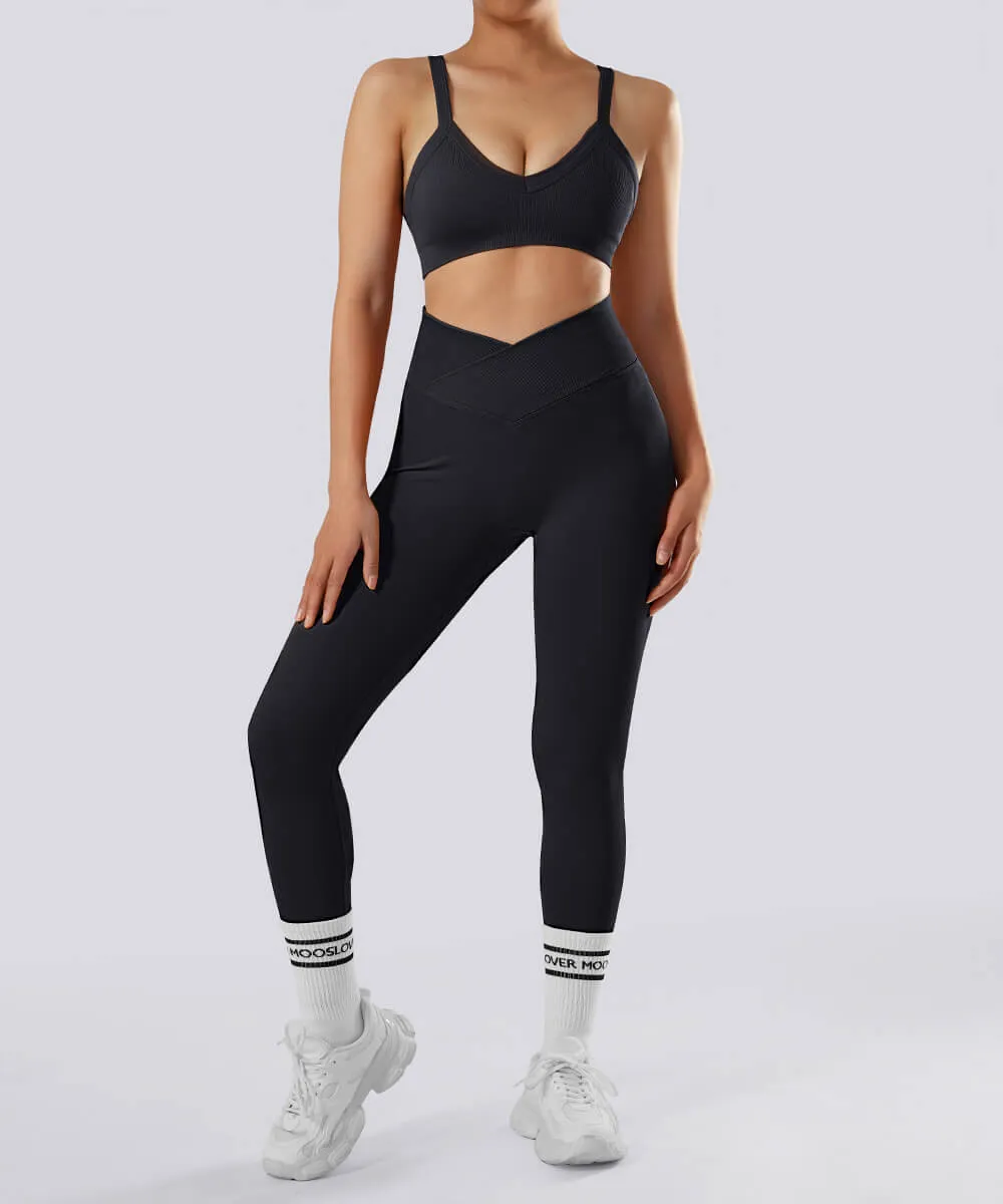 V Waist Butt Lifting Legging sold by MOOSLOVER product image thumbnail 4