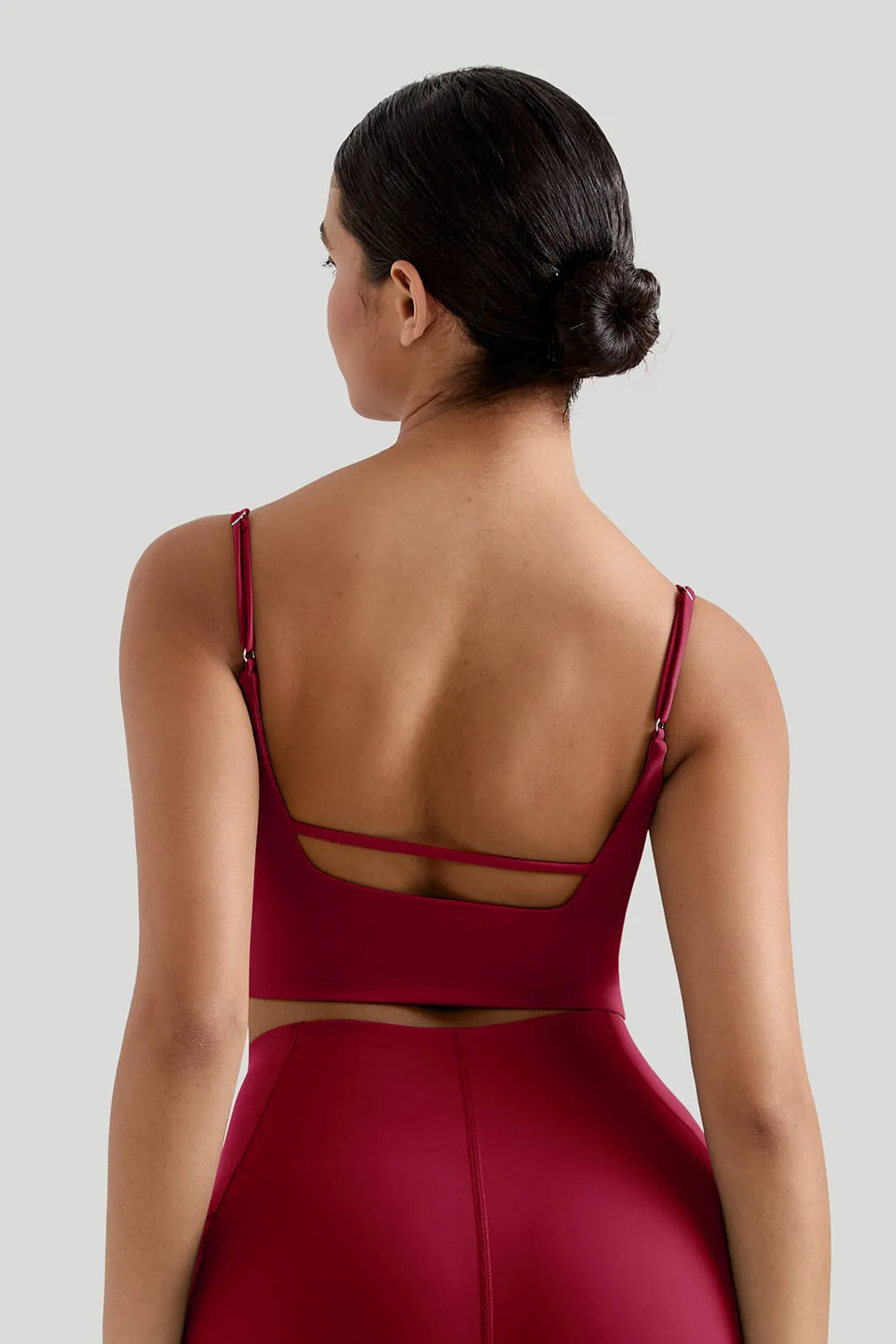 Seamed Spaghetti Strap Tank Top sold by MOOSLOVER product image thumbnail 3