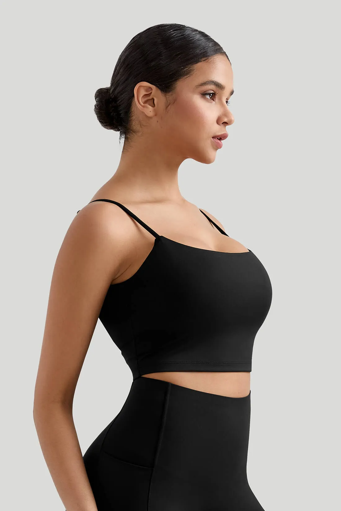 Seamed Spaghetti Strap Tank Top sold by MOOSLOVER product image thumbnail 5