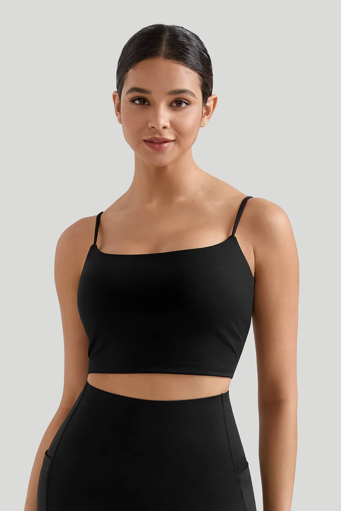 Seamed Spaghetti Strap Tank Top sold by MOOSLOVER product image thumbnail 4