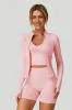 3‑Piece Seamless Workout Shorts Set sold by MOOSLOVER