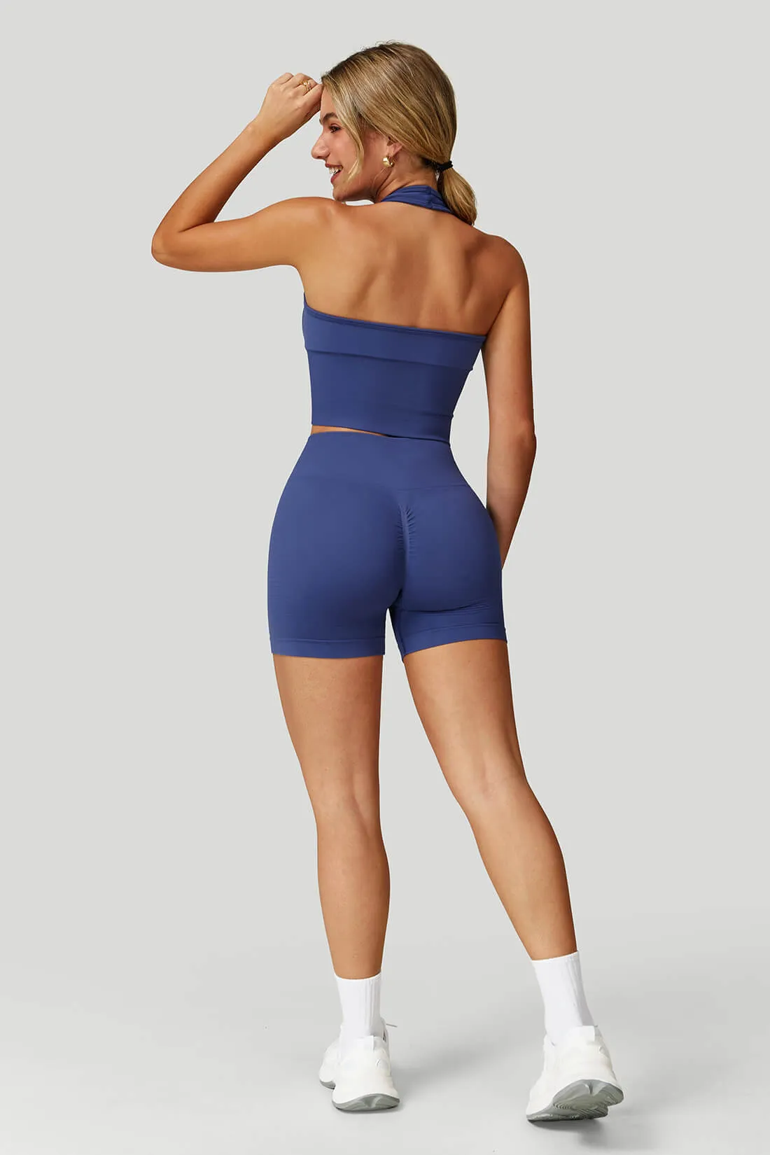V‑Neck Backless Bra Match Seamless shorts sold by MOOSLOVER product image thumbnail 3