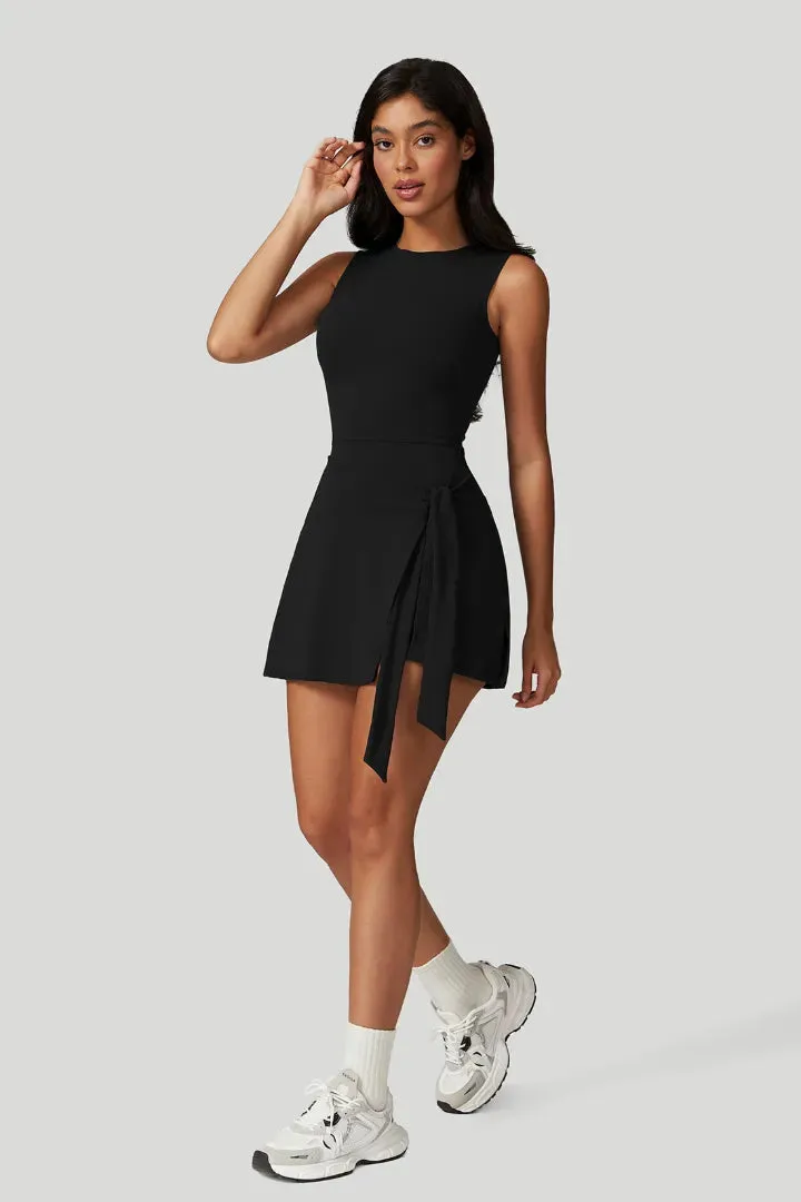 2-in-1 Bodycon Tennis Dress with Adjustable Slit Tie sold by MOOSLOVER product image thumbnail 2