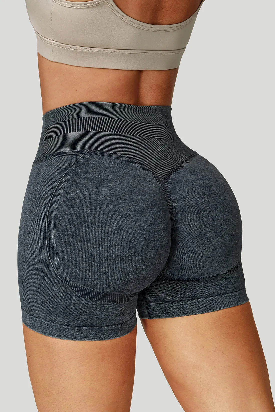 High Waist Seamless Butt-Lifting Shorts sold by MOOSLOVER product image thumbnail 3