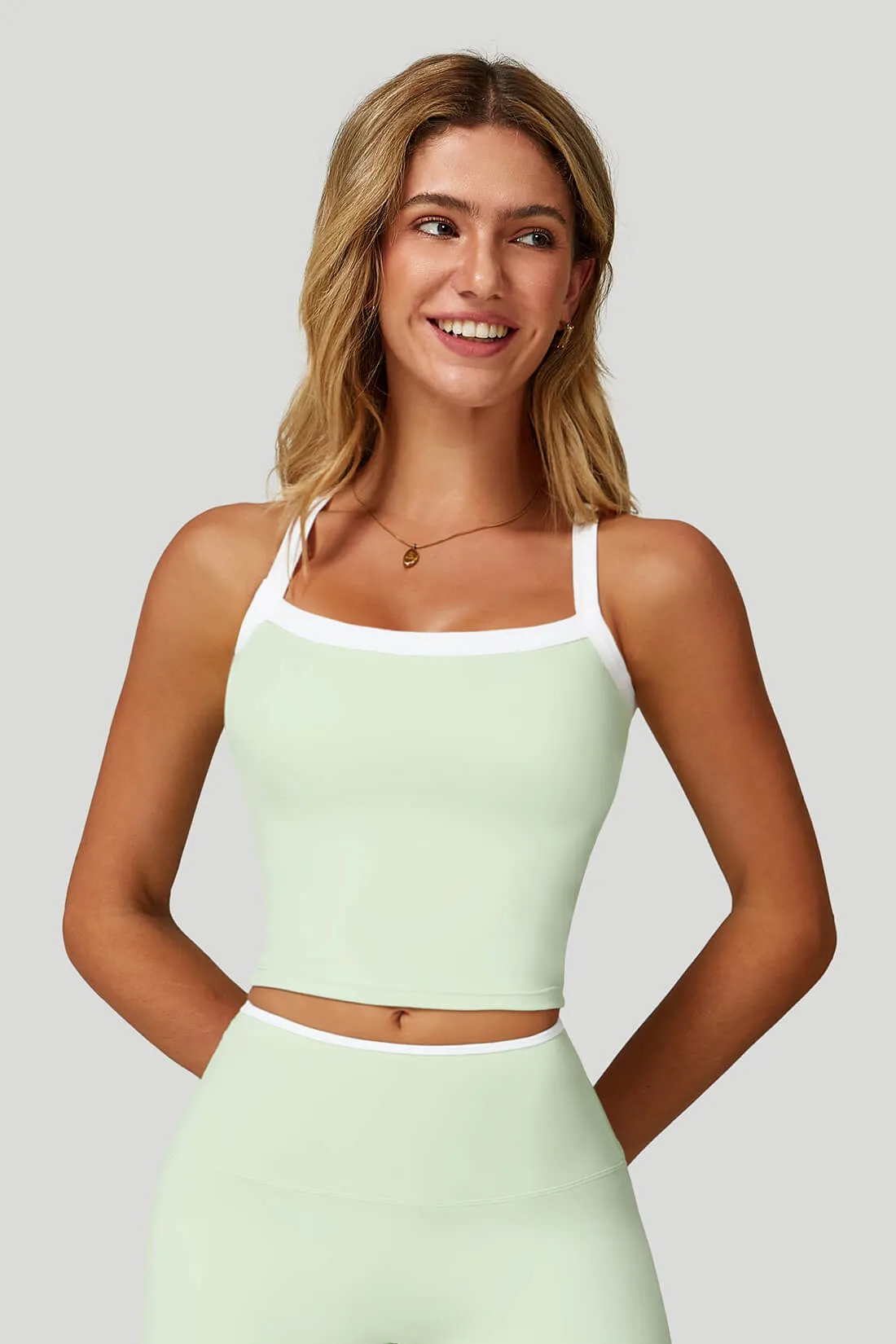 Bare-Feel Contrast Yoga Bra sold by MOOSLOVER