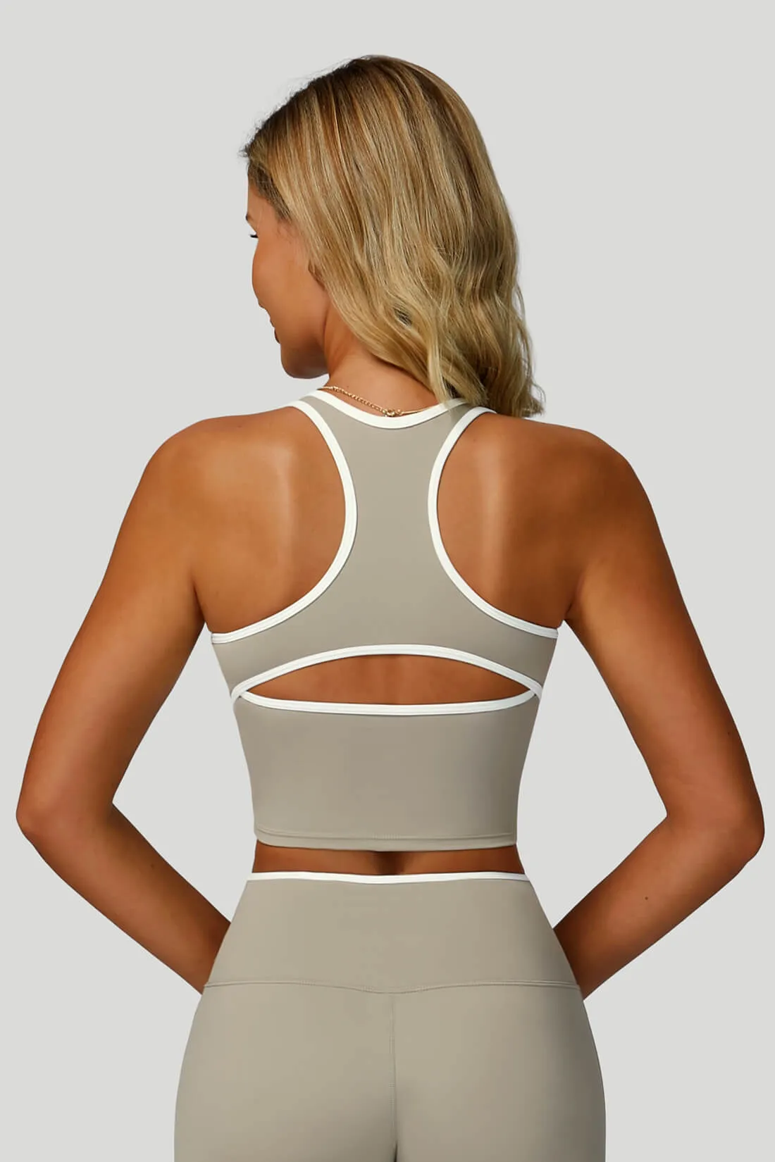 V-Neck Hollow-Back Yoga Bra sold by MOOSLOVER product image thumbnail 4