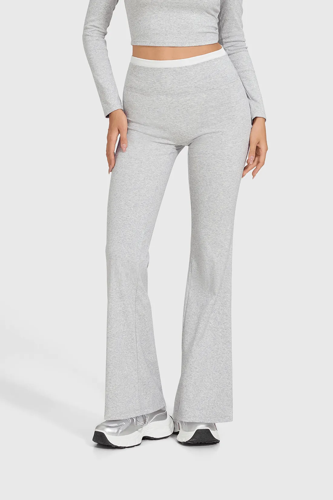 High-Waist Slimming Flared Pants sold by MOOSLOVER product image thumbnail 2