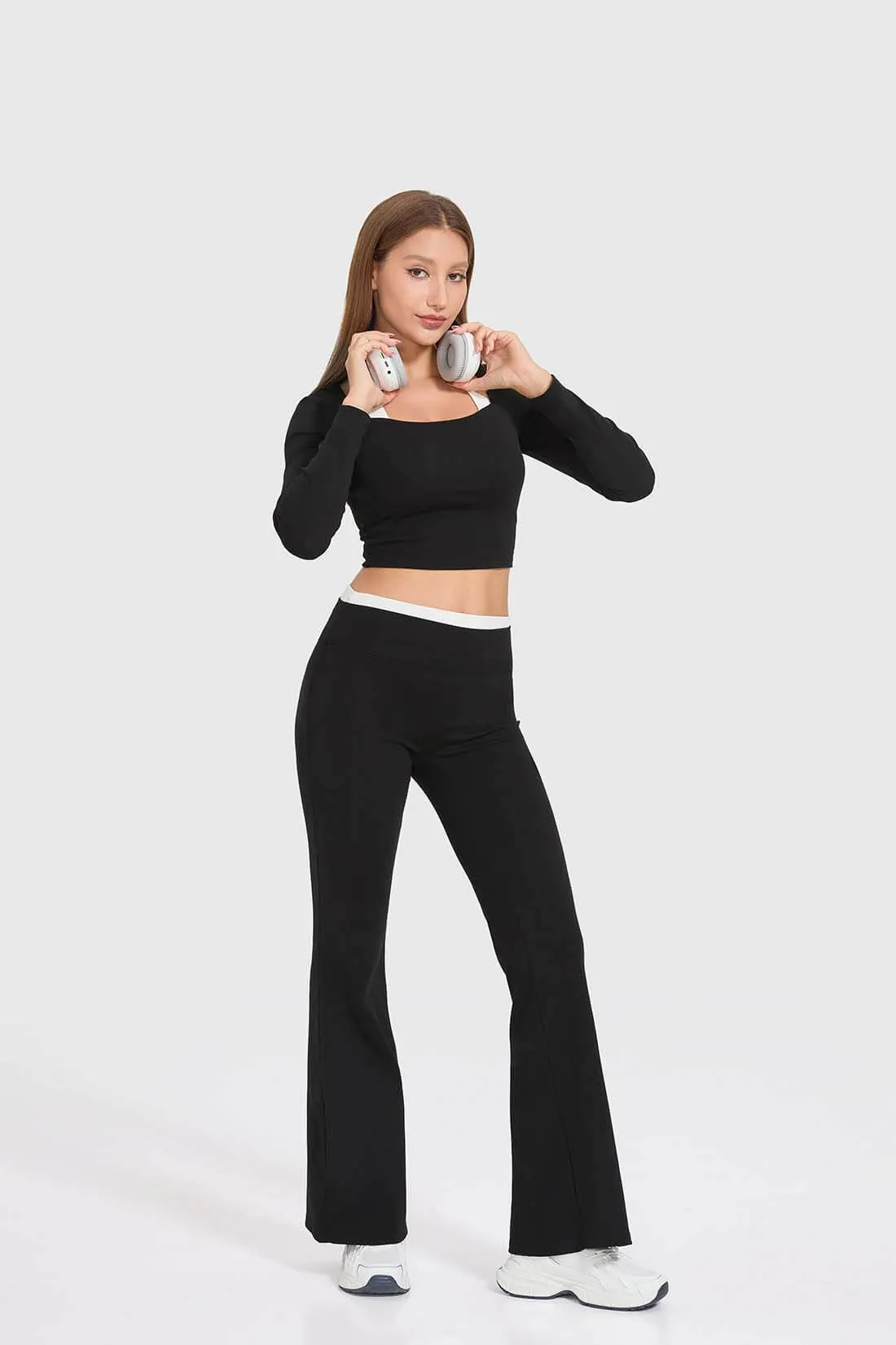 2Pcs Contrast Chic Lounge Set sold by MOOSLOVER product image thumbnail 3